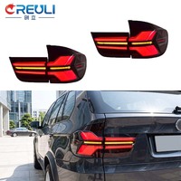 Luces Traseras LED Secuenciales CREULI, Nuevo Estilo Ahumado, Plug and Play, Luz de Freno Dinámica, Accesorios para Automóviles para BMW X5 E70 07-13