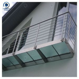 Clôture Ronde Personnalisable Prima <span class=keywords><strong>pour</strong></span> Cours de Maisons Individuelles, Terrasses et Balcons – Garde-corps à Barres Rondes - Product Image 3