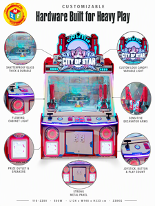 Bagger-Gewinnspielautomat: 500W Münzbetriebenes Unterhaltungsgerät mit Kartenzahlung - Product Image 4