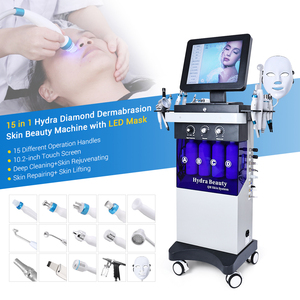 Newest 15 in 1 Facial Hydra Dermabrasion Facials Machine Aqua Facial Cleaning Hydro Microdermabrasion Machine - Product Image 1