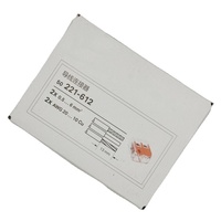Connecteur de raccordement 221-612 613 615 6mm² avec leviers, bornier 612 613 615 450V, coque transparente, 221 2 3 5 pôles