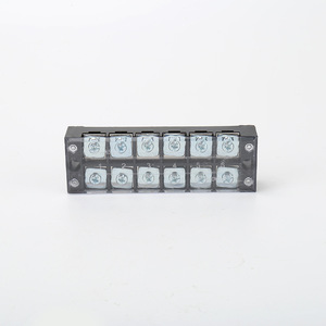 TB-45A/6P <b>Terminal</b> Block 6 Position 45A Copper Screw Connection Fixed Type For Electrical Wiring - Product Image 2