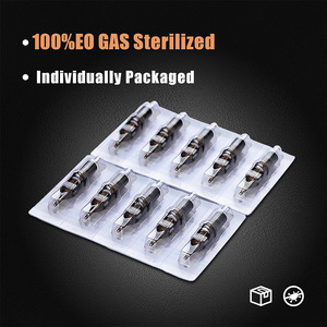 Vente en gros RL Round <span class=keywords><strong>Liner</strong></span> Cartouches de tatouage à membrane stérile à longue cône Filtres jetables de tatouage EZ certifiés CE 10 pcs/boîte - Product Image 4