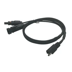 10AWG SAE a multicontacto 4mm conector macho y hembra DC Solar PV Cable de alimentación 4mm 6mm 8mm