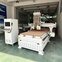 Máquina Fresadora CNC Z-3000 Multiproceso para Corte y Procesamiento de Paneles de Puertas de Gabinete, Equipo CNC para Trabajar la Madera