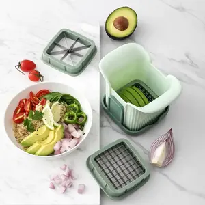 2023 Neue multifunktion ale Handdruck-Lebensmittel hacker Zwiebel hacker Gemüses ch neider Cutter Dicer Veggie Chopper