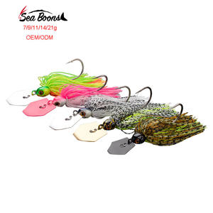 Señuelos <span class=keywords><strong>de</strong></span> Pesca <span class=keywords><strong>de</strong></span> Alta Calidad, Señuelos Artificiales Duros Tipo Buzzbait, Señuelos <span class=keywords><strong>de</strong></span> Natación con Hojas <span class=keywords><strong>de</strong></span> Sauce y Cuchillas Spinnerbait para Pesca <span class=keywords><strong>de</strong></span> Lucio - Product Image 1