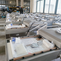 Machine d'emballage sous vide à double chambre, pompe à vide industrielle, boîte électrique individuelle, couvercle sans fil, scelleuse alimentaire à bascule facile