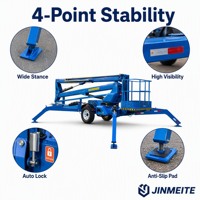 Nouvelle Plateforme Élévatrice Araignée Jinmeite Électrique/Diesel/essence pour Haute Altitude 8m-18m, Plateforme Compacte sur Chenilles 1200x800