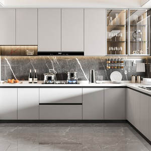 Armoires de <span class=keywords><strong>cuisine</strong></span> chinoises bon marché fabriquées en Chine, armoires de <span class=keywords><strong>cuisine</strong></span> en bois de pin avec rangement pour <span class=keywords><strong>micro</strong></span>-ondes - Product Image 6