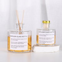 Diffuseur de parfum en verre personnalisé, grand cylindre, 1 litre, avec bâtonnets