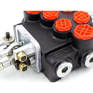 Válvula de asiento hidráulica manual y joystick de 2 carretes, válvula monobloque de 2 carretes, de tipo manual y de palanca de mando, de diseño y especificaciones técnicas - Product Image 4