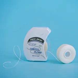 Individually Wrap Dental Floss Waxed Mint 50m