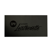 Napperon Laserable en cuir brut avec dos gris sans adhésif en cuir Laserd couleur noir