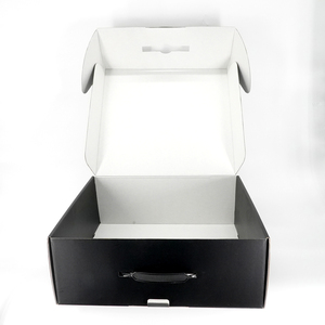 Boîtes en carton ondulé personnalisées, emballage en kraft noir pour cosmétiques, soins de la peau, beauté, expédition, abonnement, boîte cadeau avec logo - Product Image 4