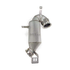 Échappement arrière Valvetronic en acier inoxydable 304 pour BMW <span class=keywords><strong>330e</strong></span> G20 2.0T B48, embouts quadruples courbés à la mandrine, 2020-2023 - Product Image 3