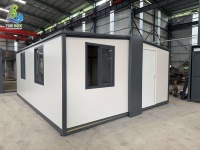 Maison conteneur extensible de 20 pieds, structure en acier, module de logement préfabriqué