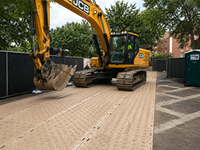 Tapetes de Protección para Suelos de Alta Resistencia, Tapete Temporal para Carreteras, Tapete de HDPE Duradero para Construcción, Tapete para Caminos de Acceso para Excavadoras y Grúas
