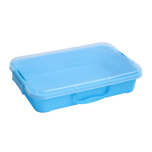Table <span class=keywords><strong>à</strong></span> <span class=keywords><strong>sable</strong></span> rectangulaire sur le thème de l'espace pour enfants, boîte de rangement en <span class=keywords><strong>plastique</strong></span> épaissi <span class=keywords><strong>avec</strong></span> <span class=keywords><strong>couvercle</strong></span>, plateau portable <span class=keywords><strong>avec</strong></span> poignée, capacité de 2 L, nouveau modèle - Product Image 5