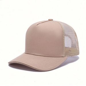 Men's and Women's Solid Color 5-Panel Polyester/Cotton Common Fabric Baseball <b>Hat</b> with 3D Embroidery Promotional - Product Image 4