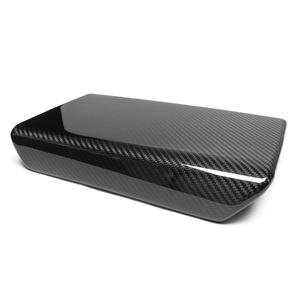 Couvercle de boîte d'accoudoir intérieur en fibre de carbone sèche Offre Spéciale pour <span class=keywords><strong>Tesla</strong></span> <span class=keywords><strong>Model</strong></span> 3 Y S <span class=keywords><strong>X</strong></span> Kits intérieurs en carbone à commande <span class=keywords><strong>centrale</strong></span> - Product Image 3