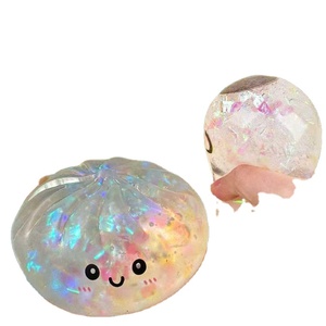 CS Juguete de Dumpling de Moda, Caja Misteriosa de Dumplings con Purpurina, Juguete Blandito de Dumpling <span class=keywords><strong>Lala</strong></span> Le, Pequeño Bollo al Vapor, Juguete para Apretar de Material EVA - Product Image 2