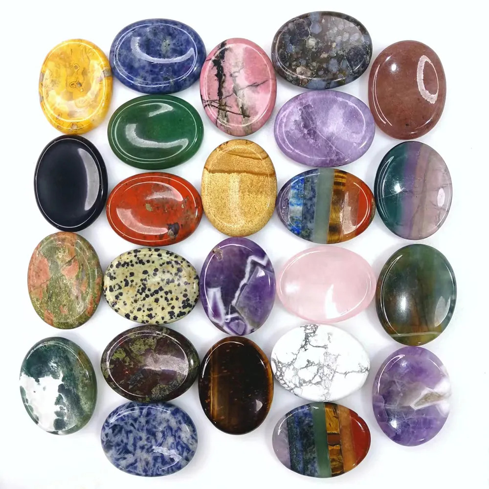Amayra Crystals India Medation Spritual Thumb Inspiration Natural Handmade Worry Stone