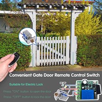 Interrupteur à distance sans fil 433 MHz, relais RF, DC 12V 24V 48V 60V, émetteur, télécommande 433 MHz, commande de porte, de lumière