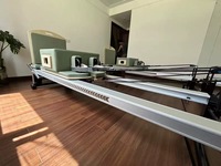 Offre Spéciale : Reformer Pilates Pliable en Aluminium, Machine de Pilates Commerciale et Domestique Compacte avec Accessoires Complets, Personnalisable
