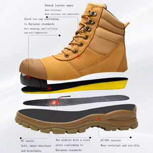 Zapatos de alta calidad para montañismo y carreras todoterreno con protección de tobillo, resistentes a golpes y a pinchazos. - Product Image 6