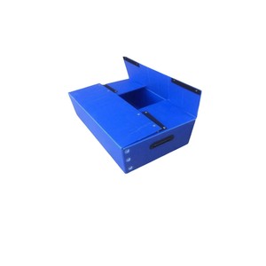 Boîte de transport en plastique alvéolaire PP antistatique avec séparateurs personnalisés, boîte pliable ESD Danpla pour composants électroniques - Product Image 3