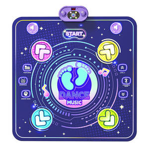 Alfombra de Baile Electrónica para Niños con Músicas Personalizables y Botones Luminosos, Ideal para Regalos de Cumpleaños - Product Image 1