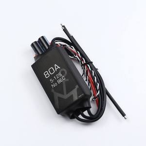 80A High Power Brushless ESC 5-12S Metal Electronic Speed <b>Controller</b> New Upgrade RC Parts For Marine Racing <b>Boat</b> & RC Airplane - Product Image 2