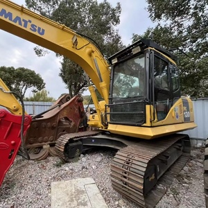 Presque neuf, de haute qualité et durable, excavateur sur chenilles d'occasion Komatsu PC130 de 13 tonnes de fabrication japonaise pour les projets de construction - Product Image 1