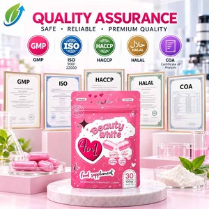 ผู้ผลิต OEM ODM แคปซูลกลูต้าไธโอน คอลลาเจน วิตามินซี และสารสกัดจากผลส้มแขก 4 in 1 สูตรเรเดียนซ์ 30 แคปซูล สำหรับผู้นำเข้าในสหภาพยุโรป - Product Image 4