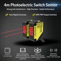 Sensor Fotoeléctrico de Medición de Distancia de Alta Frecuencia Siman SPA 1kHz GV TOF, Rango de 0.05-4m, Salida PNP/NPN para Detección de Obstáculos
