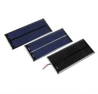 Mini panneau solaire transparent époxy 5.5V 1.25W chargeur de panneaux solaires portables ES7070 mini panneaux solaires 6V