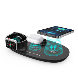 <span class=keywords><strong>Cargador</strong></span> inalámbrico 3 en 1 de 15W para lámpara de noche, estación de carga rápida, escritorio, para <span class=keywords><strong>iPhone</strong></span>, <span class=keywords><strong>iWatch</strong></span>, <span class=keywords><strong>Airpods</strong></span>, nuevo diseño - Product Image 2
