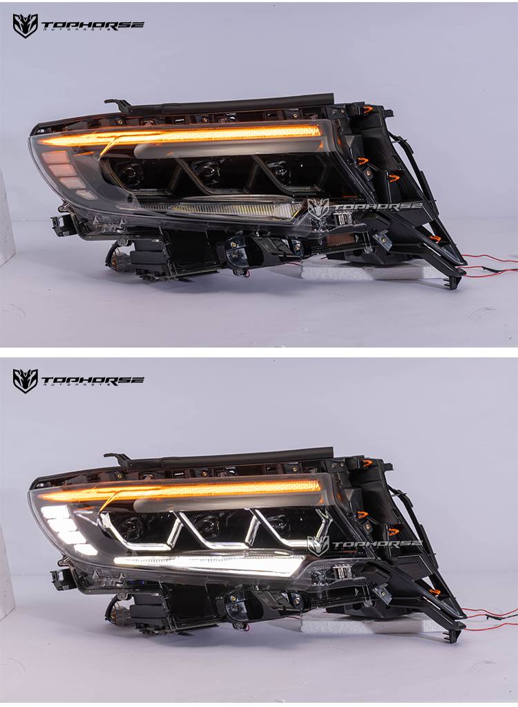 トヨタ ランドクルーザー プラド 150用 3レンズLEDヘッドライトセット