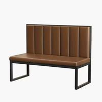 Ensemble de mobilier de restaurant moderne, tables et chaises de restaurant, ensemble table et chaises de salle à manger, banquette de restaurant, table et chaises de café, banquette en fer