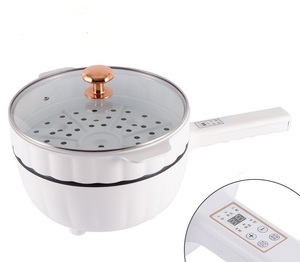 Sartén <span class=keywords><strong>pequeña</strong></span> automática multiusos, hervidor de huevos, <span class=keywords><strong>olla</strong></span> eléctrica antiadherente con mango, sartén eléctrica con vaporizador - Product Image 5