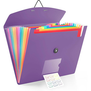Cartella Espandibile Premium a 12 Tasche Formato A4, Organizzatore in PP, Prodotti per Presentazioni e Archiviazione - Product Image 4