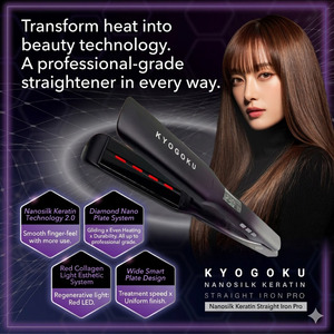 Plancha de pelo de queratina de seda nano china para alisar el cabello, fabricación a granel para usuarios diarios - Product Image 2