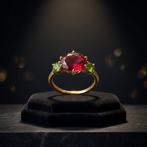 Modern Oval Zircon Gemstone Rings 925 Sterling Silver Jewelry with Channel Setting IGI Certified Party Occasion Inlay Technology - Product Image 3