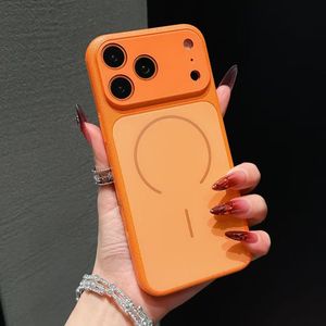 Coque de téléphone en verre mat d'origine pour iPhone 17 Air 16 15 14 13 Pro Max 17 Pro avec chargement magnétique sans fil et protection d'objectif - Product Image 1
