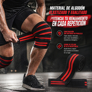 Genouillère ELE-GATE 1,70 m x 8 cm, respirante, support ergonomique pour la musculation - Product Image 4