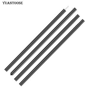 YUANTOOSE Poteau de tente en alliage d'aluminium 250 cm télescopique quatre sections pour support de tente extérieure durable - Product Image 1