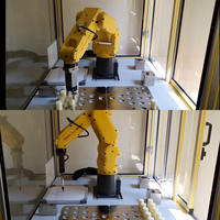 Bras robotique compact FANUC ER-4iA sans clôture, contrôleur FANUC R-30iB Mate Plus, pack CERT pour la manutention, l'éducation et la formation
