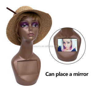 Tête de Mannequin Féminine Professionnelle et Réaliste à Col Long, Économique et en Gros, Sans Épaules, pour Maquillage et Présentation de Perruques - Product Image 3