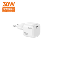 Adaptateur de charge rapide, prise EU, USB-C, certifié CE, 30W, GaN, PPS, chargeur rapide, Gadget Lover, efficace pour Google Pixel
